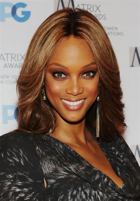 Tyra banks (born december 4, 1973) is a tv personality and former supermodel well known for her role as the host and judge of the reality television show america's next top model. TYRA BANKS at Matrix Awards Luncheon in New York - HawtCelebs