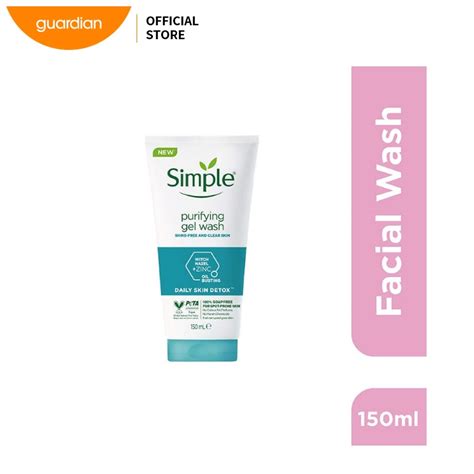 Simple Daily Skin Detox Purifying Facial Wash 150ml Shopee Malaysia