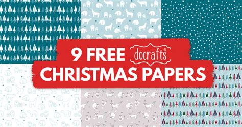 docrafts christmas papers paper craft