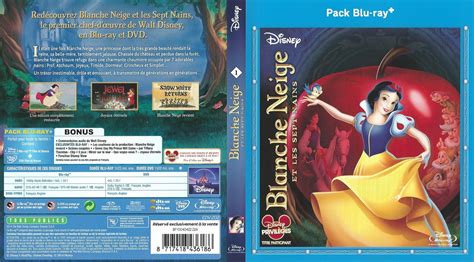 Jaquette Dvd De Blanche Neige Et Les Sept Nains Blu Ray V2 Cinéma
