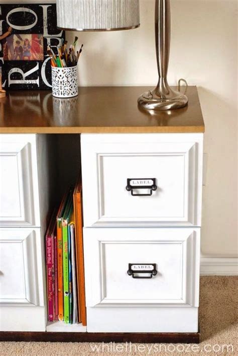 I had found the metal. 9 Filing Cabinet Makeovers - New Uses for Filing Cabinets