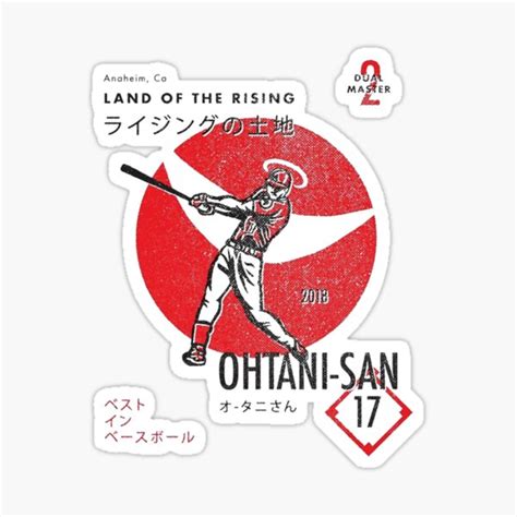 Shohei Ohtani 2 Sticker For Sale By Yeahguycoo Redbubble