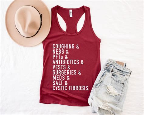 Cystic Fibrosis Ampersand Women S Tank Top Cystic Etsy UK