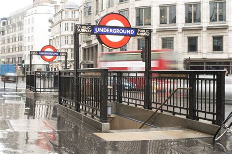London Underground Station Entrance Editorial Stock Image Image Of