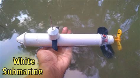 How To Make Submarine At Home White Colour Submarine Make Using Pvc