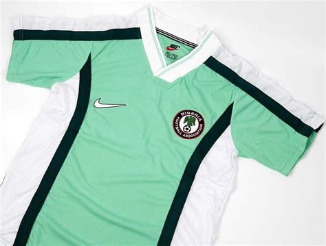 Nigeria Retro Football Shirt 1998 World Cup Home Various Sizes Etsy