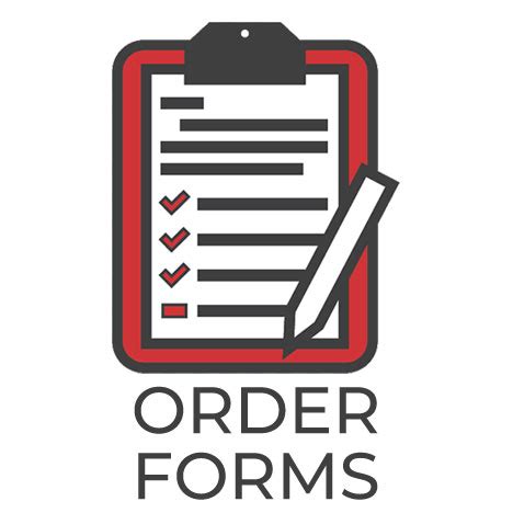 Sample Order Forms