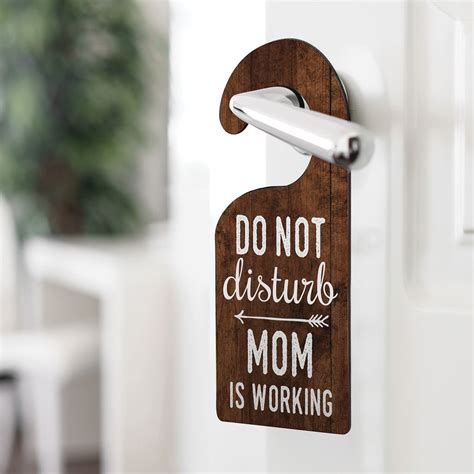 Personalized Do Not Disturb Door Hanger Signals