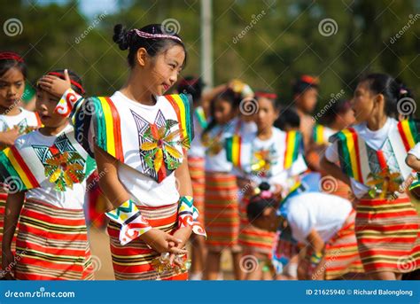 Girls Portrait With Traditional Igorot Clothing Editorial Image