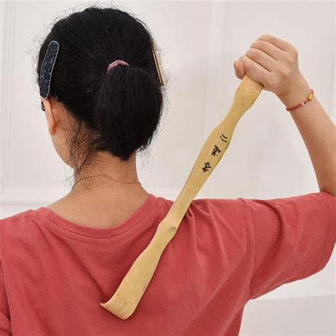 2 Pack Wood Back Scratcher Bamboo Thickened Durable Back Scratcher