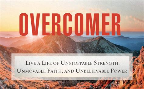 Overcomer Bible Study Guide Live A Life Of Unstoppable Strength