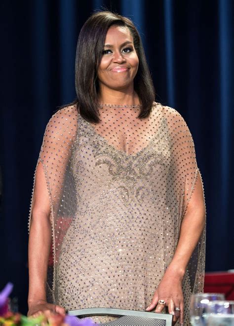 Michelle Obama Wears Sheer Dress For Whcd 2016 Photo