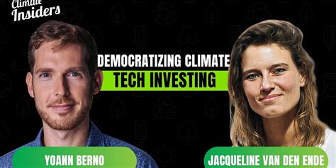 Democratizing Climate Tech Investing Jacqueline Van Den Ende Ceo Of