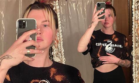 ireland baldwin shows off the results of her cleanse as she flashes a glimpse of her toned