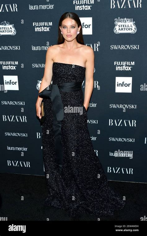 Model Emily Didonato Attends The Harpers Bazaar Icons By Carine