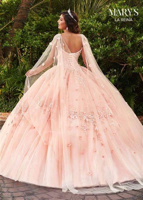 cape quinceanera dress by mary s bridal mq2115 quinceanera dresses pink pretty quinceanera