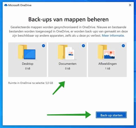 Maak Een Back Up Van Documenten Map Met OneDrive In Windows