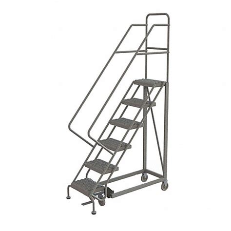 Tri Arc Rolling Ladder 60 In Platform Ht 17 In Platform Dp 16 In