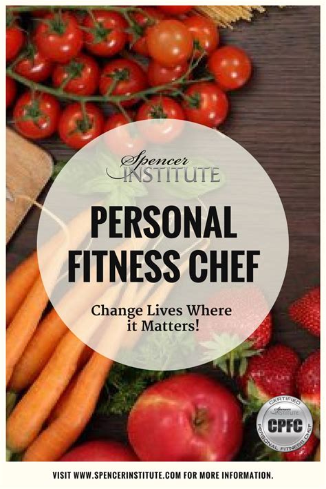 Change Lives Where It Matters Personal Fitness Chef Certification
