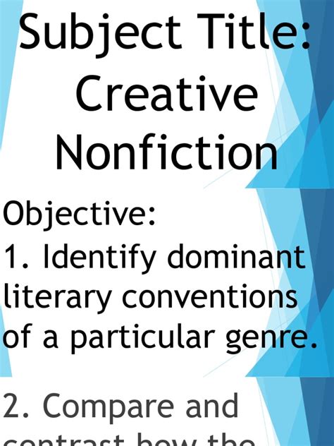 Creative Nonfiction Pdf