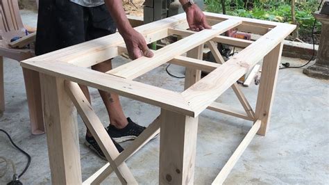 Excellent Woodworking Skills How To Build A Outdoor Dining Table Out