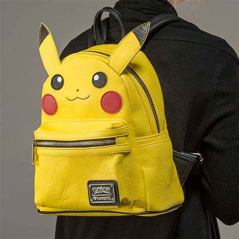 Pokemon Pikachu Mini Leather Backpack Gadgetsin