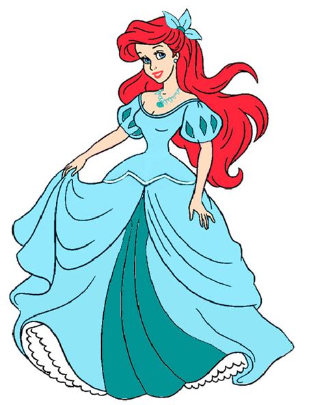 Ariel S Dress Blue Disney Princess Fan Art Fanpop