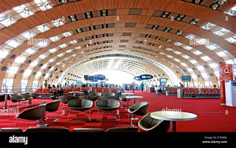 Interior Of Terminal 2 Of Roissy Charles De Gaulle Airportparis
