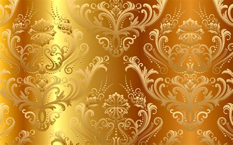 Golden Pattern Vintage Gradient Vector Background Gold Pattern Pattern