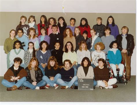 Photo De Classe 1988 1989 1è A1 A2 De 1988 Lycée Léon Blum Anc Lycée