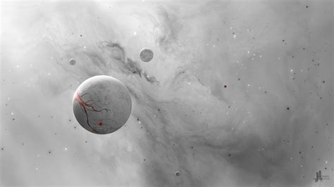 Planet In Nebula Hd Wallpaper
