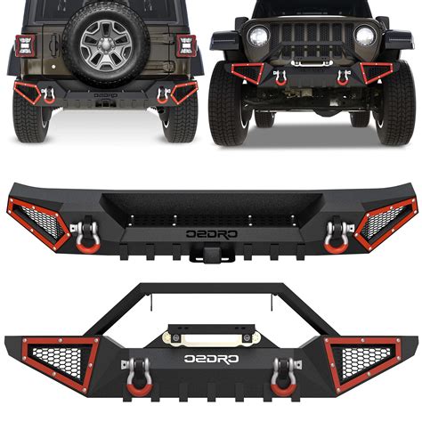 Buy Oedro Front Rear Bumper Compatible With Jeep Wrangler