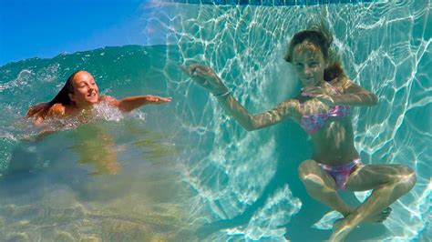 Carla Underwater Swimming Underwater In A Cool Pool In Hawaii Youtube