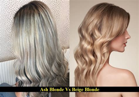 Difference Between Beige Blonde And Ash Blonde Hairstylecamp