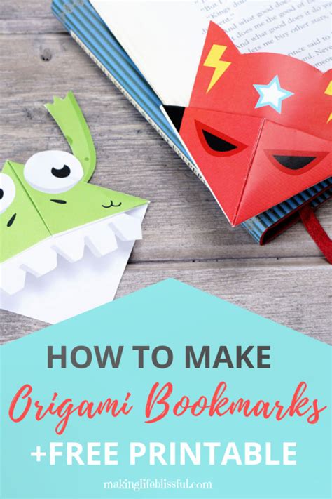 12 Cool Diy Origami Bookmarks Ideas Diycraftsguru