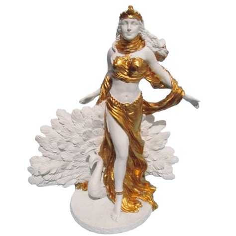 deusa hera branca 25cm estátua em resina elo7