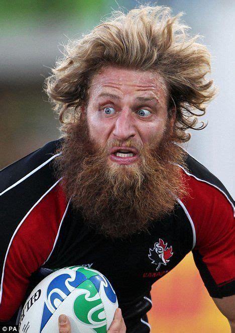 A Close Shave Canadian Rugby Star Removes Huge Beard To Support