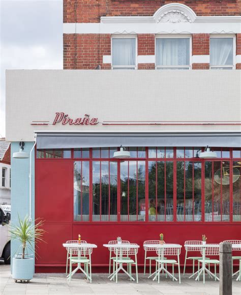 Pirana Retro Restaurant In South London By Sella Concept Yellowtrace