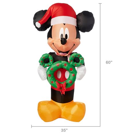 Holiday Time Yard Inflatables Mickey Mouse 5 Ft
