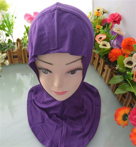 20 Differ Colors Hijab Caps Muslim Islamic Arabic Jersey Hijab Scarf
