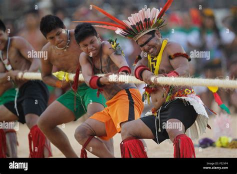 Palmas Palmas 25th Oct 2015 Indigenous People Participates The First World Indigenous People