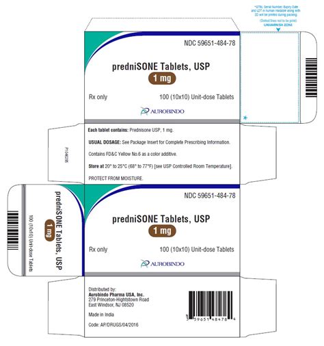 Dailymed Prednisone Tablet