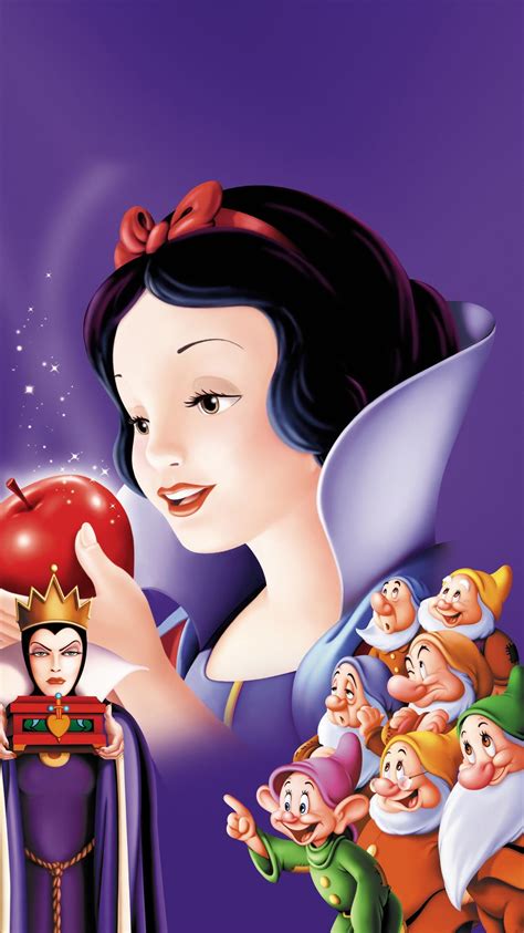 Snow White And The Seven Dwarfs 1937 Phone Wallpaper In