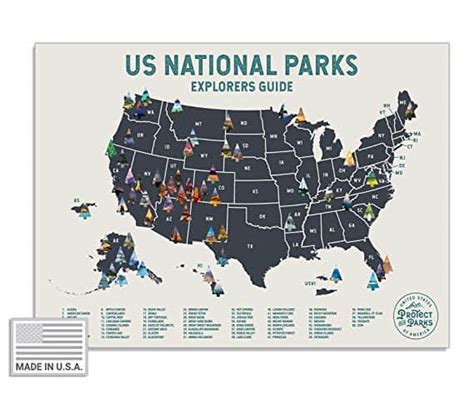 Your Printable Us National Parks Map With All 62 Parks