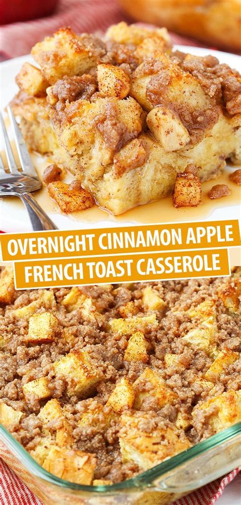 Overnight Cinnamon Apple Baked French Toast Casserole Artofit