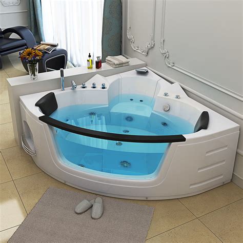 12 #two person indoor whirlpool massage hydrotherapy black bathtub. Platinum Spas Amalfi 2 Person Whirlpool Bath Tub in 2 ...