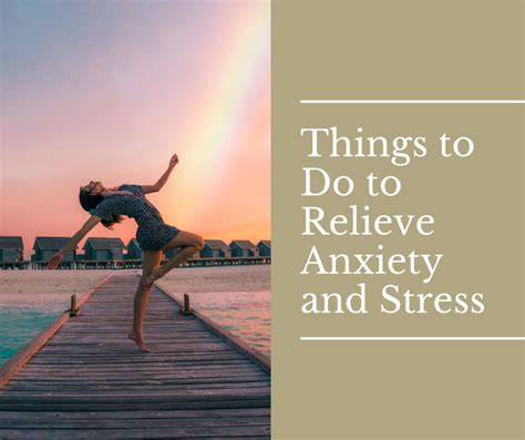 7 Easy Things To Do To Relieve Anxiety And Stress Hubpages