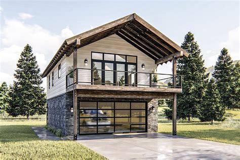 Plans and designs for garage apartment floor plans. Modern Rustic Garage Apartment Plan with Vaulted Interior - 62778DJ | Architectural Designs ...