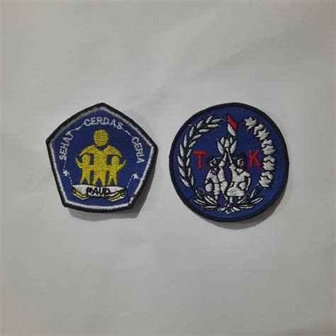 Jual Badge Paud Tk Badge Tk Logo Tk Logo Paud Bordir Lambang Paud