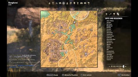 Schatzkarte V Treasure Map V Bangkorai The Elder Scrolls Online YouTube